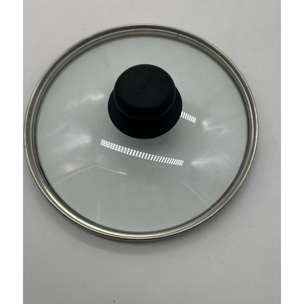 Tramontina 5 15/16" Replacement Tempered Glass Lid 4 Pot Pan Saucepan Black Knob